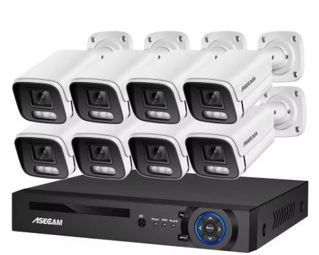ASECAM zestaw 8 kamer - zdjęcie poglądowe
